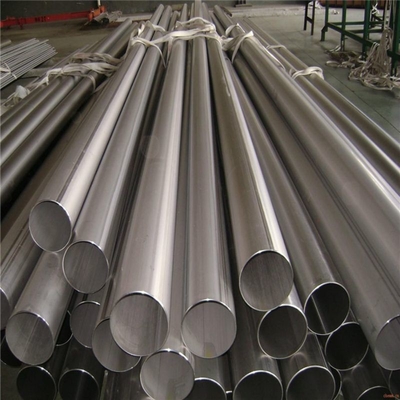 ASTM AISI 304 스테인레스 강 라운드 튜브 2.5 인치 OD 2 밀리미터 2B는 끝납니다