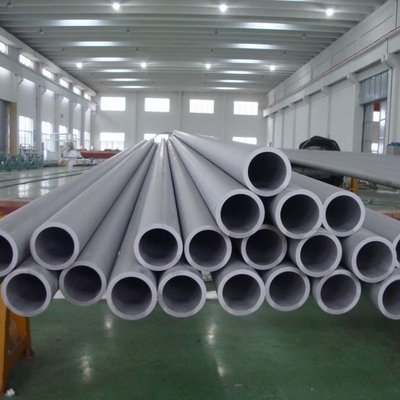 ASTM AISI 304 스테인레스 강 라운드 튜브 2.5 인치 OD 2 밀리미터 2B는 끝납니다
