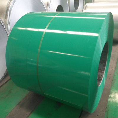 ASME Dx52D 기채색 아연도강 코일 PPGI 뜨겁 침지되 색은 0.4 밀리미터 1200 밀리미터를 코팅했습니다