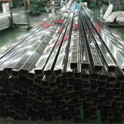 주문 제작된 316L 스테인레스 강 직사각관은 50*50mm 50*100mm을 관을 답니다