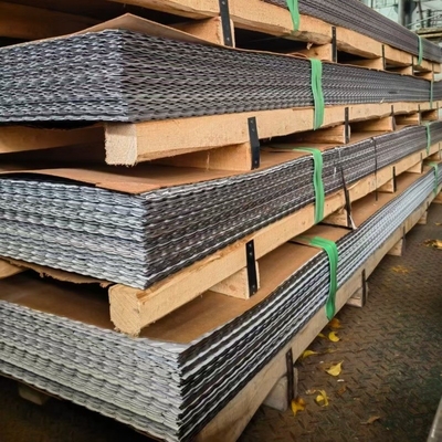 ASTM 316 엠보스 스테인리스 스틸 시트 안티 슬라이딩 1400 * 6000mm 크기 0.65mm 0.75mm 두께 2B 화장실 건물